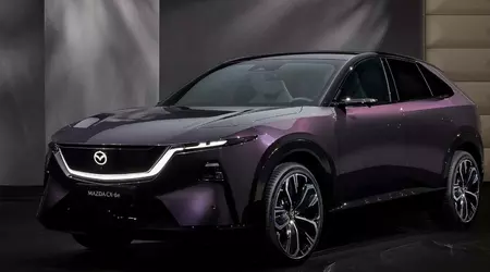 Mazda presentó el crossover eléctrico CX-6e en el Salón del Automóvil de Bruselas