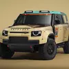 Miniatura del Land Rover Defender en el rally