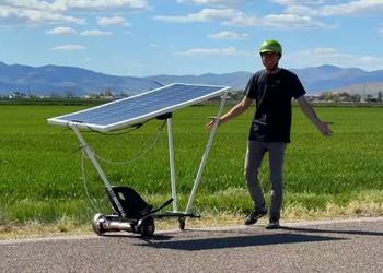 Un gyroscooter roto se ha convertido ...