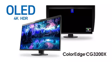 Eizo ColorEdge CG3200X: el primer monitor QD-OLED profesional de la marca llega con calibrador integrado