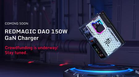 Red Magic DAO GaN: cargador transparente de 150 W con cuatro puertos, pantalla LCD, iluminación RGB y Bluetooth por el precio de un smartphone