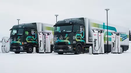 Mercedes eActros 600 sometidos a nuevas pruebas en invierno: el consumo aumentó un 25% y a veces un 50%.
