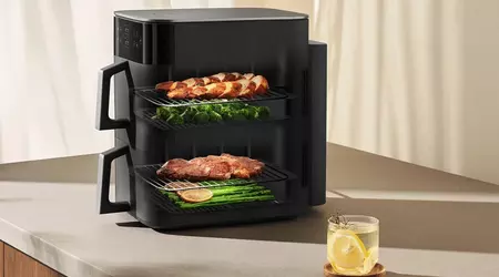 Xiaomi lanza una freidora de aire inteligente de doble nivel que te permite cocinar cuatro platos a la vez