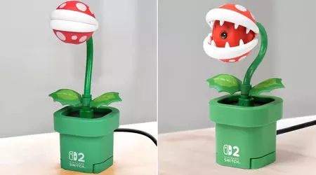 Una divertida cámara con la forma de Planta Piraña de Super Mario ha sido anunciada para Nintendo Switch 2