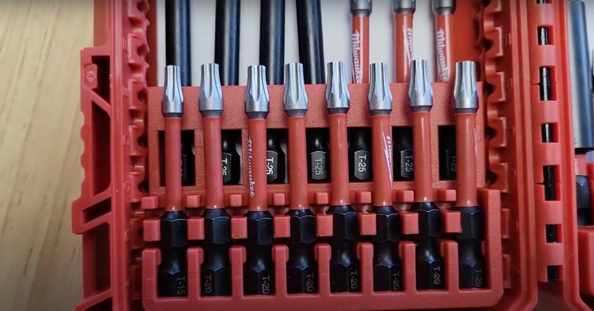 Puntas de destornillador magnéticas Milwaukee SHOCKWAVE 100 piezas