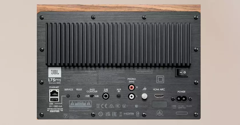 mejor sistema estéreo compacto para el hogar JBL L75ms Music