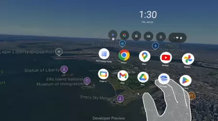Un bloguero prueba Gemini Astra en los auriculares Android XR de Samsung (vídeo)
