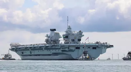 El HMS Prince of Wales, valorado en 3.850 millones de dólares, ha zarpado rumbo a EE.UU. - El mayor portaaviones británico recibirá cazas F-35B, aviones convertibles MV-22 y drones