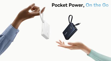 Baseus lanza el Power Bank PicoGo de 10.000 mAh con cable incorporado y carga rápida de 45W