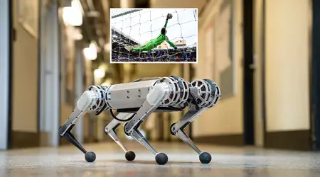 Mini Cheetah, un perro robot, se convirtió en portero de fútbol: defiende la portería con más eficacia que los porteros de la UPL