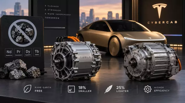 El motor del Tesla Cybercab prescinde ...