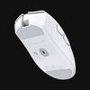 Un detalle en miniatura del Razer DeathAdder V4 Pro blanco