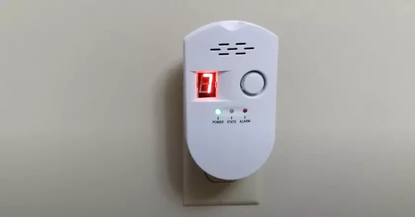 Sensor de fuga de gas natural