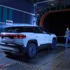 El nuevo Jeep Compass en un túnel de viento.