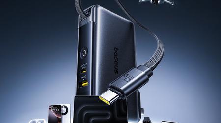 Baseus presenta el Super Charge Power Bank de 10.000 mAh con 67 W de potencia y cable integrado