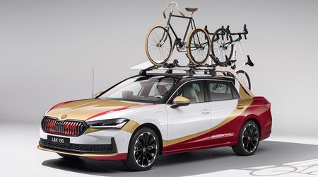 Los estudiantes de Škoda transformaron un coche familiar Superb en una camioneta L&K 130 dedicada a bicicletas y ciclismo
