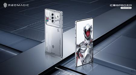 nubia Red Magic 8 Pro y Red Magic Pro+ se vuelven transparentes - Se presenta Deuterium Front Transparent Silver Wing