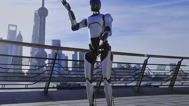 El robot humanoide AgiBot A2 se ...