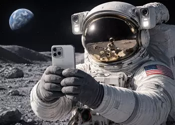 "Mamá, estoy en la Luna y ...