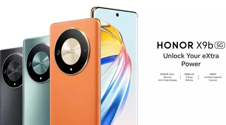 Honor X9b: pantalla AMOLED de 120 Hz, chip Snapdragon 6 Gen 1, cámara de 108 MP y batería de 5800 mAh.