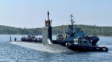 La Marina estadounidense ha enviado a Canadá el nuevo submarino de propulsión nuclear de clase Virginia USS Indiana, que puede transportar misiles de crucero Tomahawk.