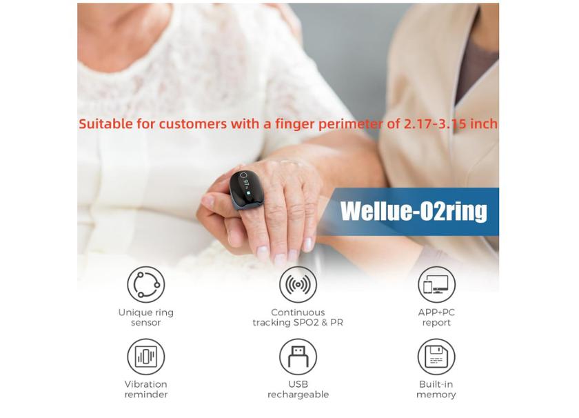 Anillo inteligente Wellue O2