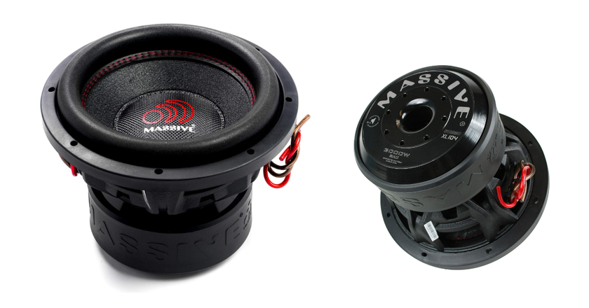 Massive Audio SUMMOXL104-Subwoofer de competición de 10 pulgadas