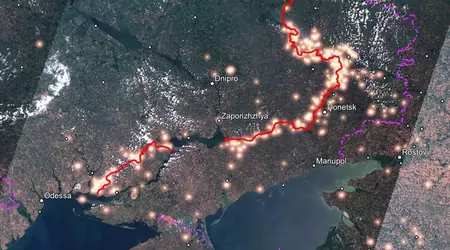 La NASA muestra cómo se ve el frente en Ucrania desde el espacio: HIMARS hizo una bonita imagen