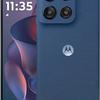 Panel trasero del Motorola Edge 60 Stylus con textura de cuero sintético
