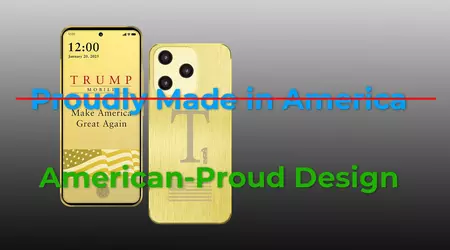 Escándalo. Trump Mobile ha eliminado la inscripción "Hecho en América" del sitio web de su smartphone dorado