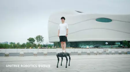 En China probaron el perro robot Unitree B1, que puede caminar bajo el agua y transportar cargas de más de 100 kg (video)