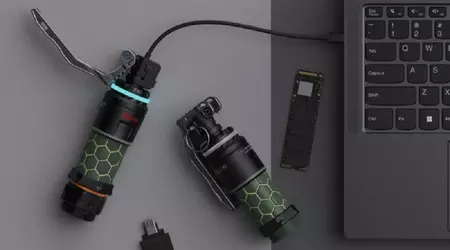 Ármate con un gadget útil: Lenovo ha presentado una inusual unidad SSD con forma de granada