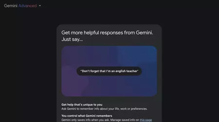 Gemini Advanced ahora recuerda las preferencias del usuario