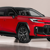 Toyota RAV4 GR Sport contra el telón de fondo de la naturaleza