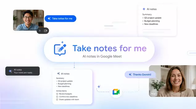 Google Meet ya toma notas por ...