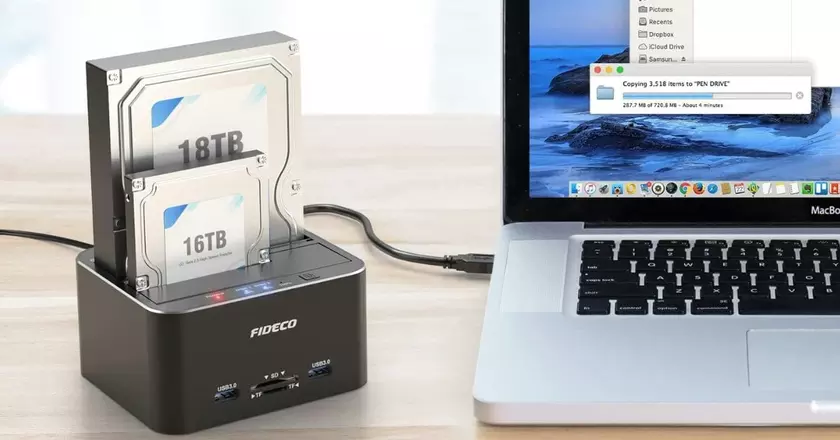 docking para disco duro FIDECO