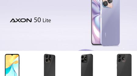 ZTE Axon 50 Lite: smartphone de presupuesto medio con cámara de 50 MP, batería de 5.000 mAh y diseño estilo iPhone 14 Pro a un precio de 250 $.