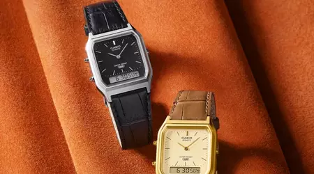 Casio presentó oficialmente los modelos AQ230EGL-9A y AQ230EL-1A en EE. UU. en un estuche rectangular