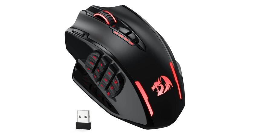 los mejores ratones inalámbricos de juegos Redragon M913 Impact Elite