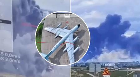 Video único: los drones FPV están en camino de destruir la aviación estratégica rusa como parte de la operación "Red de Araña"