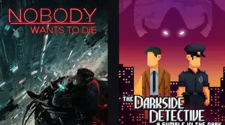 Semana de Detectives Gratis en EGS: La Tienda Lanzó el Regalo de Nobody Wants to Die y The Darkside Detective: A Fumble in the Dark
