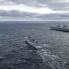 El portaaviones británico HMS Queen Elizabeth, que transporta cazas de quinta generación F-35B Lightning II, se ha transferido al mando de la OTAN por primera vez en la historia-34 El portaaviones británico HMS Queen Elizabeth, que transporta cazas de quinta generación F-35B Lightning II, se ha transferido al mando de la OTAN por primera vez en la historia-34