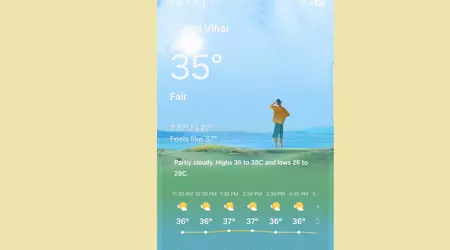 One UI 8 añadirá un pequeño hombre animado a la aplicación del tiempo para decirte cómo vestirte