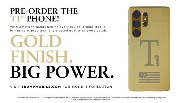 El smartphone T1 "Americano" de Trump ...