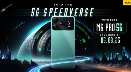 Oficial: POCO M6 Pro 5G con chip Snapdragon 4 Gen 2 se presentará el 5 de agosto