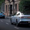 Otro ángulo del Nissan N7 y GT-R