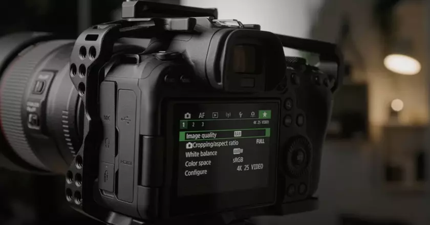 Canon EOS R6 camara de entrevista