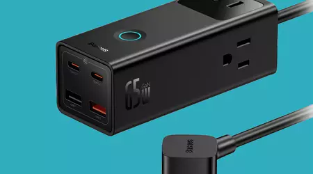 Baseus presenta un alargador GaN 7 en 1 con 65 vatios de potencia