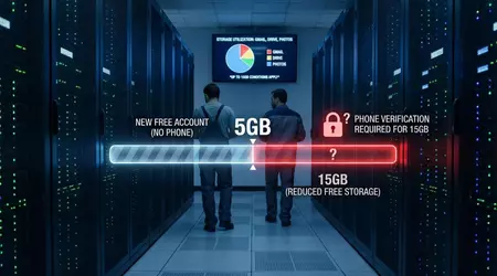 Google recorta el almacenamiento gratuito a 5 GB si no verificas tu teléfono