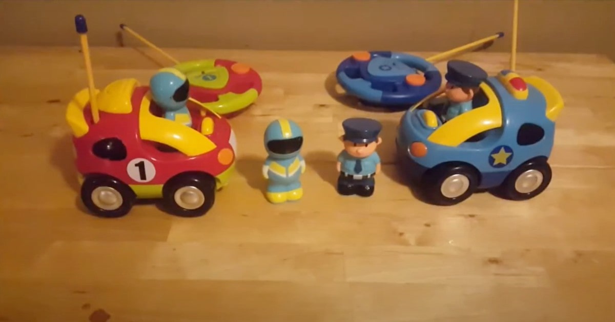 JOYIN CARTOON POLICE coche rc para niños pequeños